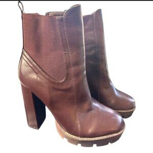 Lemonade Atlas Chucky Heel Side Zip Women’s Platforms Size 9